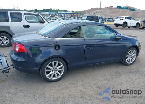 2009 Volkswagen Eos Komfort из США, поврежденный, VIN WVWBA71F99V012889